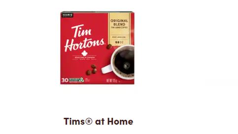 Tim Hortons Kamloops Tims® at Home Menu with Prices